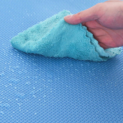 Zwembad Grondmat 16 st Ø 235 cm Rond EVA Schuim Blauw