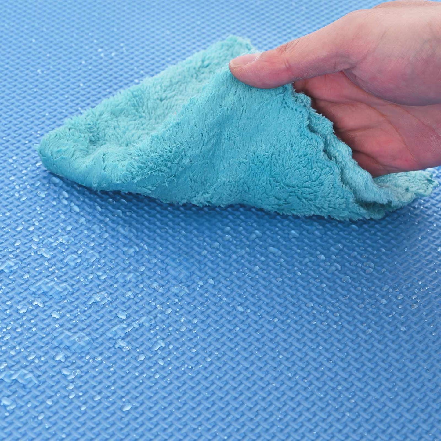 Zwembad Grondmat 25 st Ø 292 cm Rond EVA Schuim Blauw