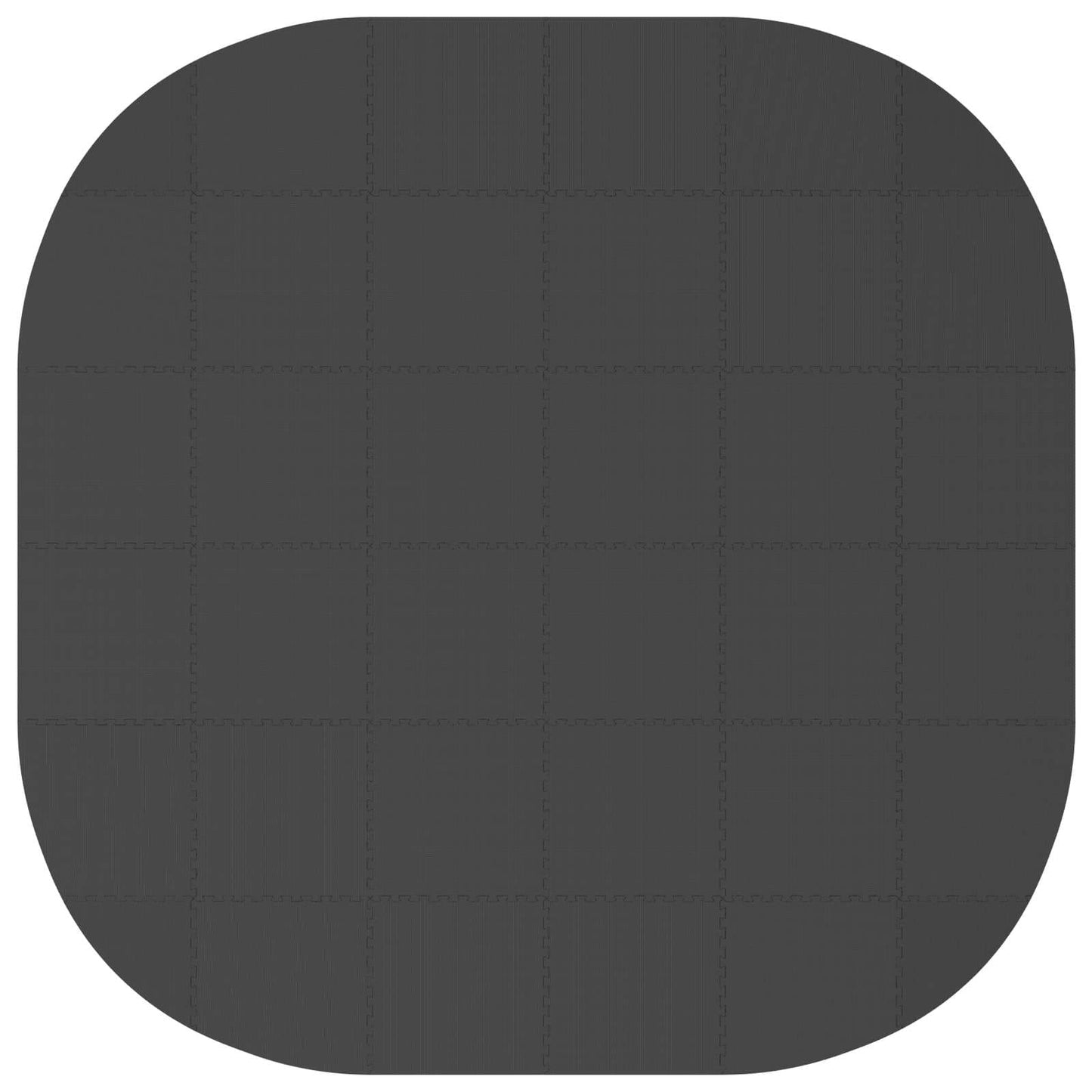 Zwembad Grondmat 36 st Ø 350 cm Rond EVA Schuim Zwart