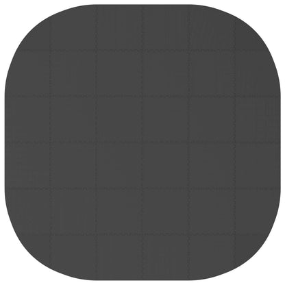 Zwembad Grondmat 36 st Ø 350 cm Rond EVA Schuim Zwart