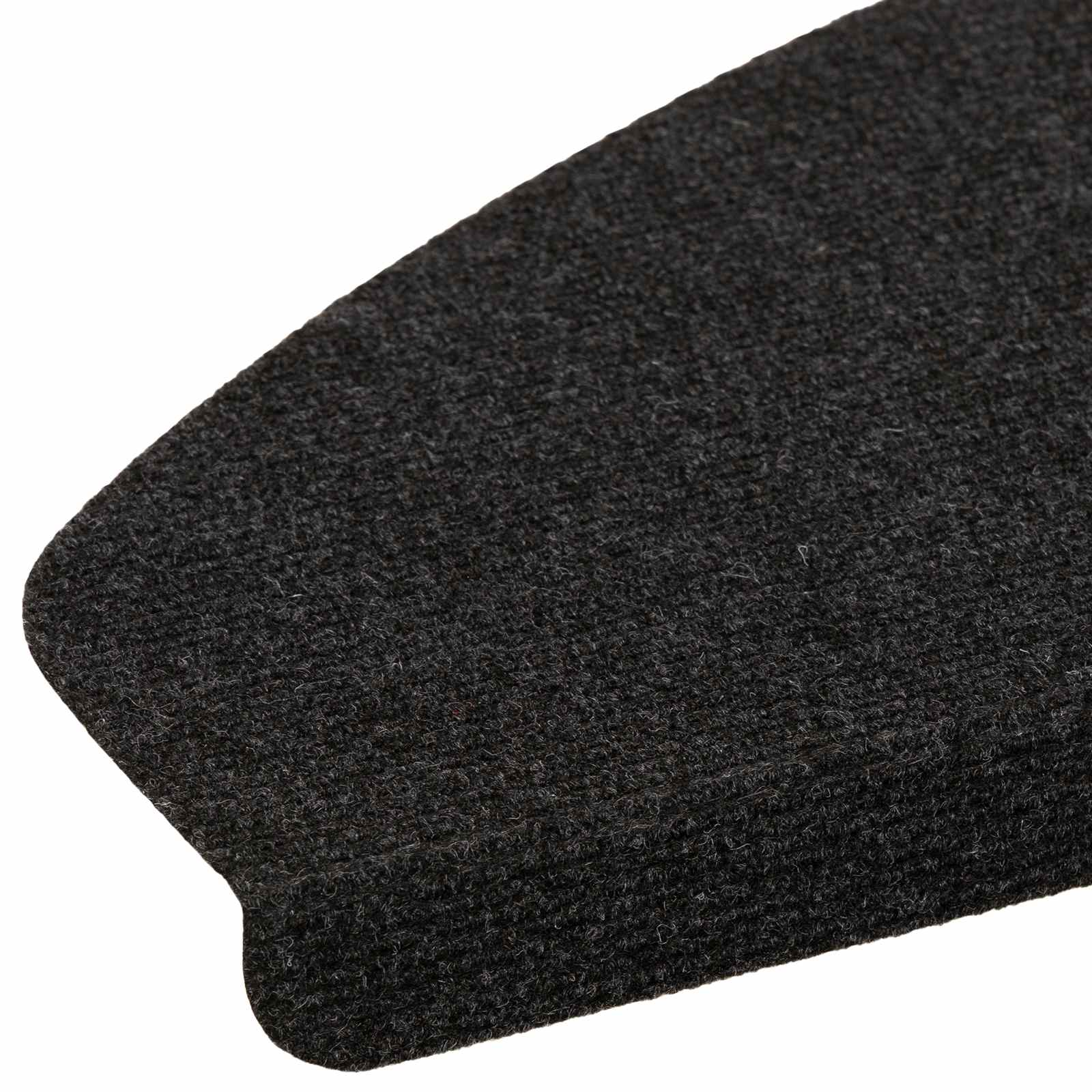 Zelfklevende Trapmatten 15 pcs Antracietkleurig Nadelvilt stof