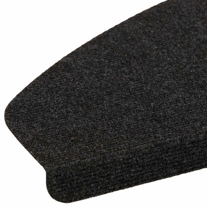 Zelfklevende Trapmatten 15 pcs Antracietkleurig Nadelvilt stof