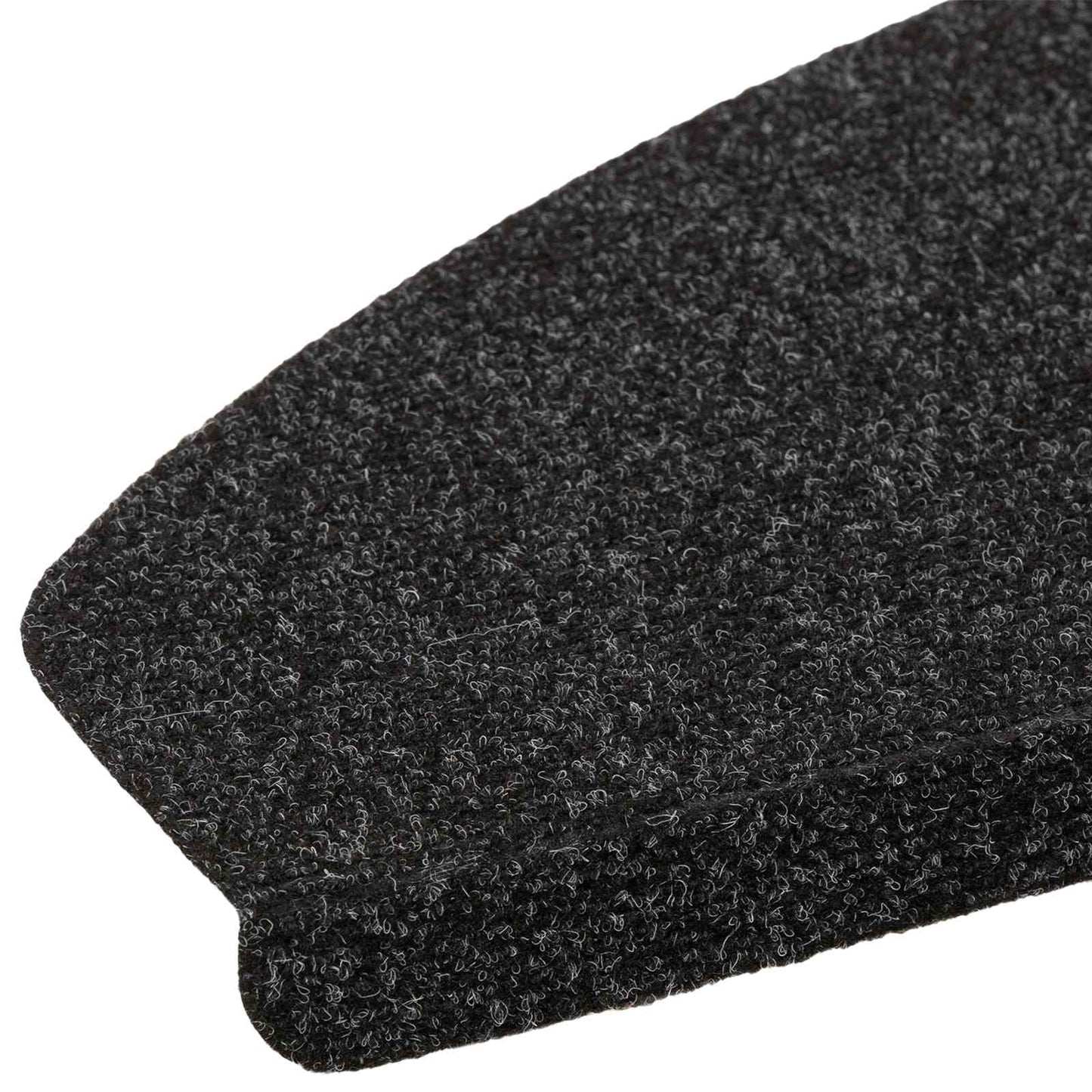Zelfklevende Trapmatten Halfrond 15 pcs Zwart 80 x 28 x 3,5 cm