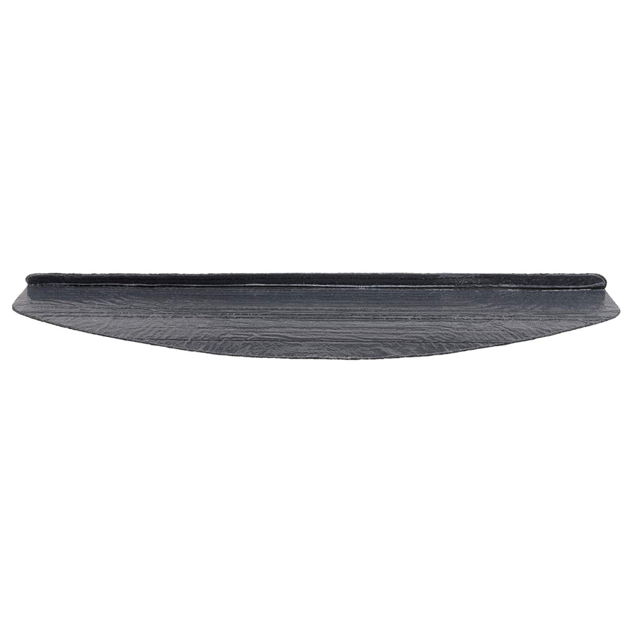 Zelfklevende Trapmatten Halfrond 15 pcs Zwart 80 x 28 x 3,5 cm