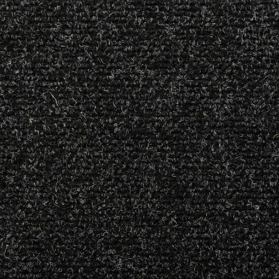 Zelfklevende Trapmatten Halfrond 15 pcs Zwart 80 x 28 x 3,5 cm