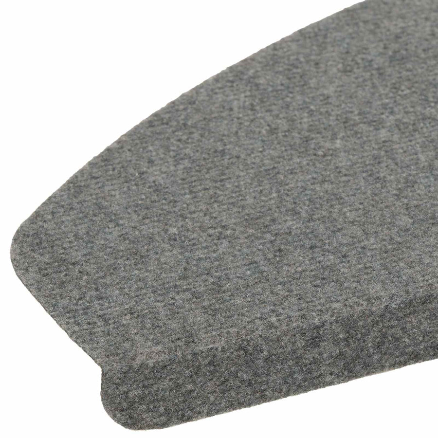 Zelfklevende Trapmatten Halfrond 15 pcs Grijs 80 x 28 x 3,5 cm