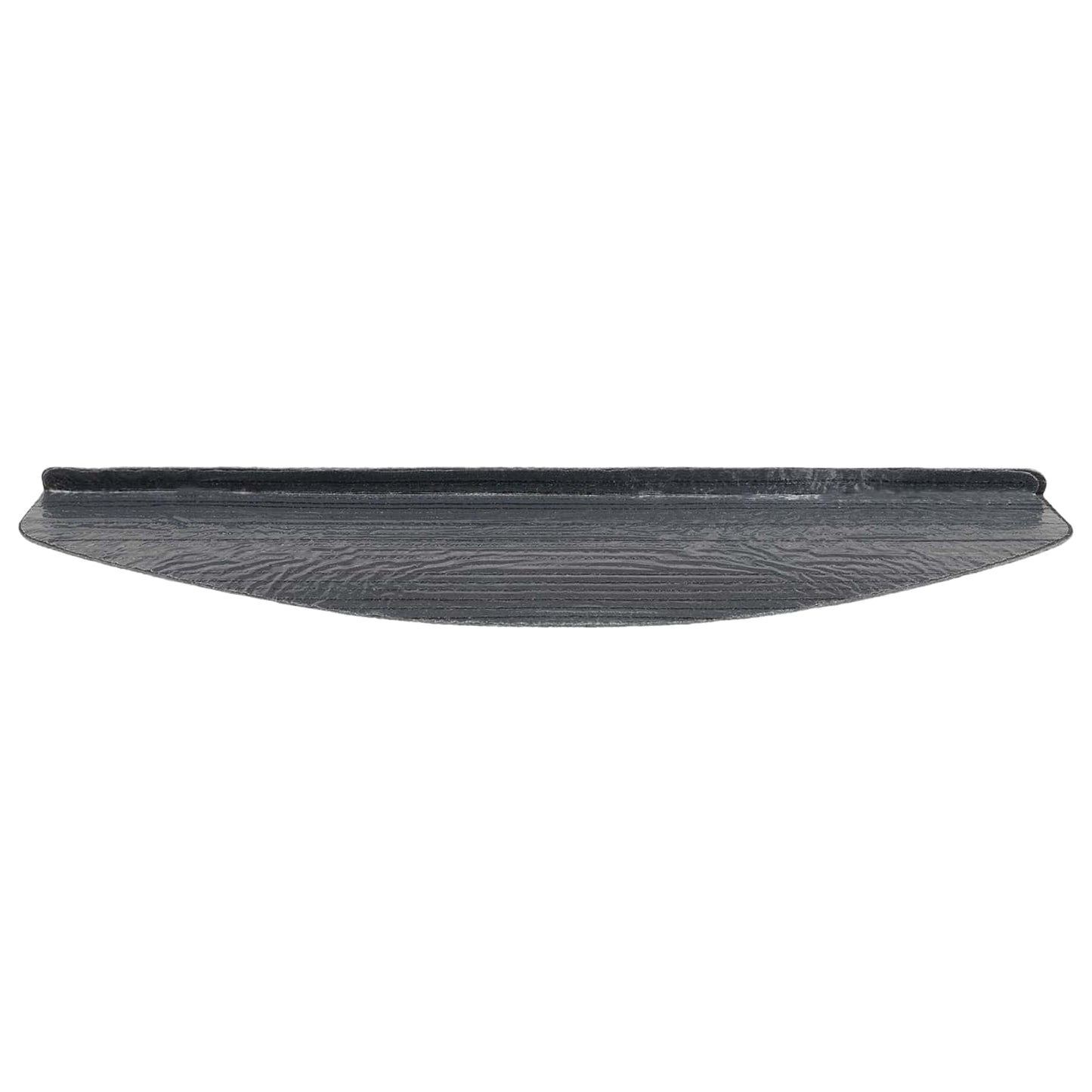 Zelfklevende Trapmatten Halfrond 15 pcs Grijs 80 x 28 x 3,5 cm