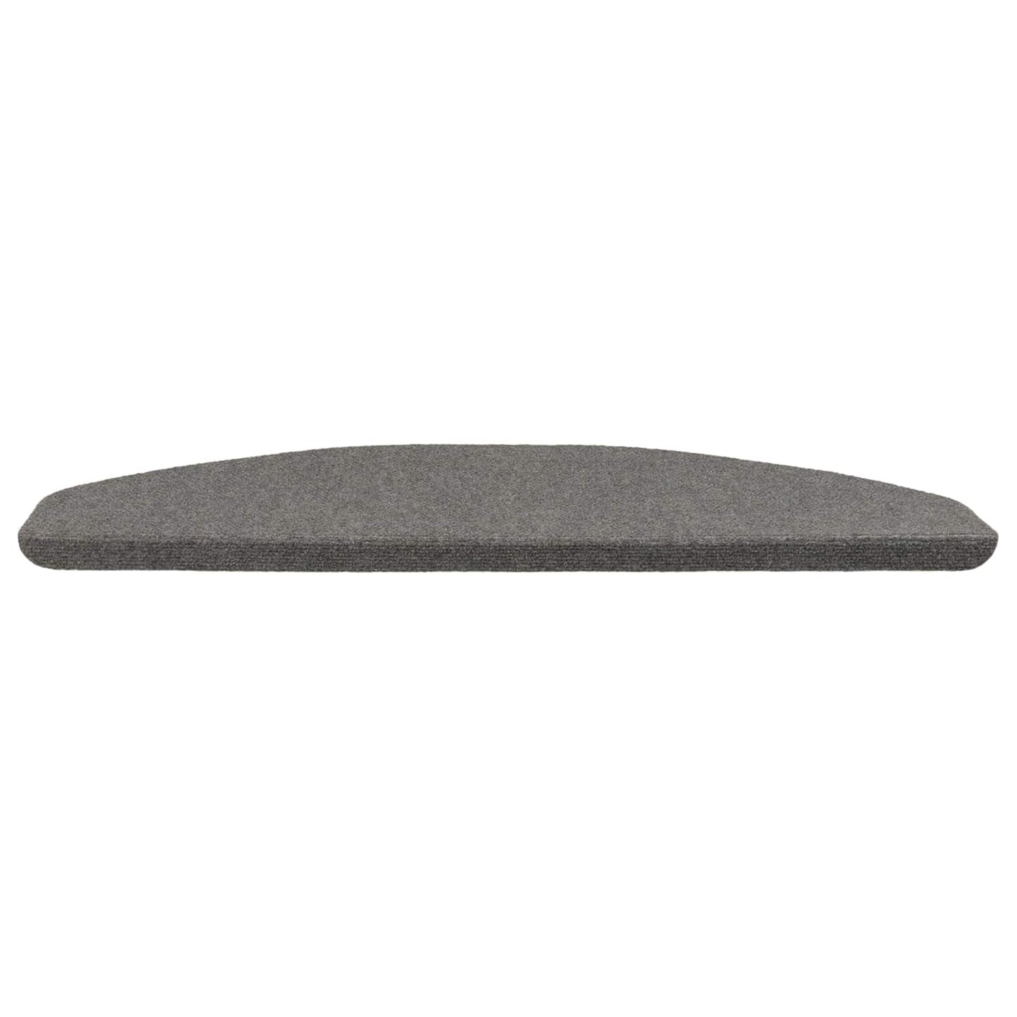 Zelfklevende Trapmatten Halfrond 15 pcs Grijs 80 x 28 x 3,5 cm