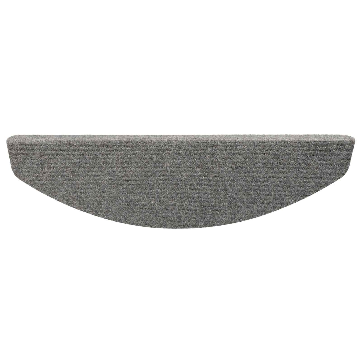 Zelfklevende Trapmatten Halfrond 15 pcs Grijs 80 x 28 x 3,5 cm