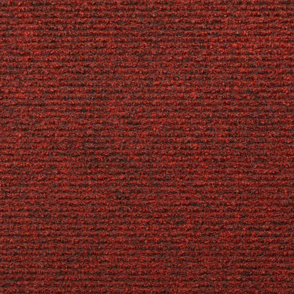 Zelfklevende Trapmatten Halfrond 15 pcs Rood 80 x 28 x 3,5 cm