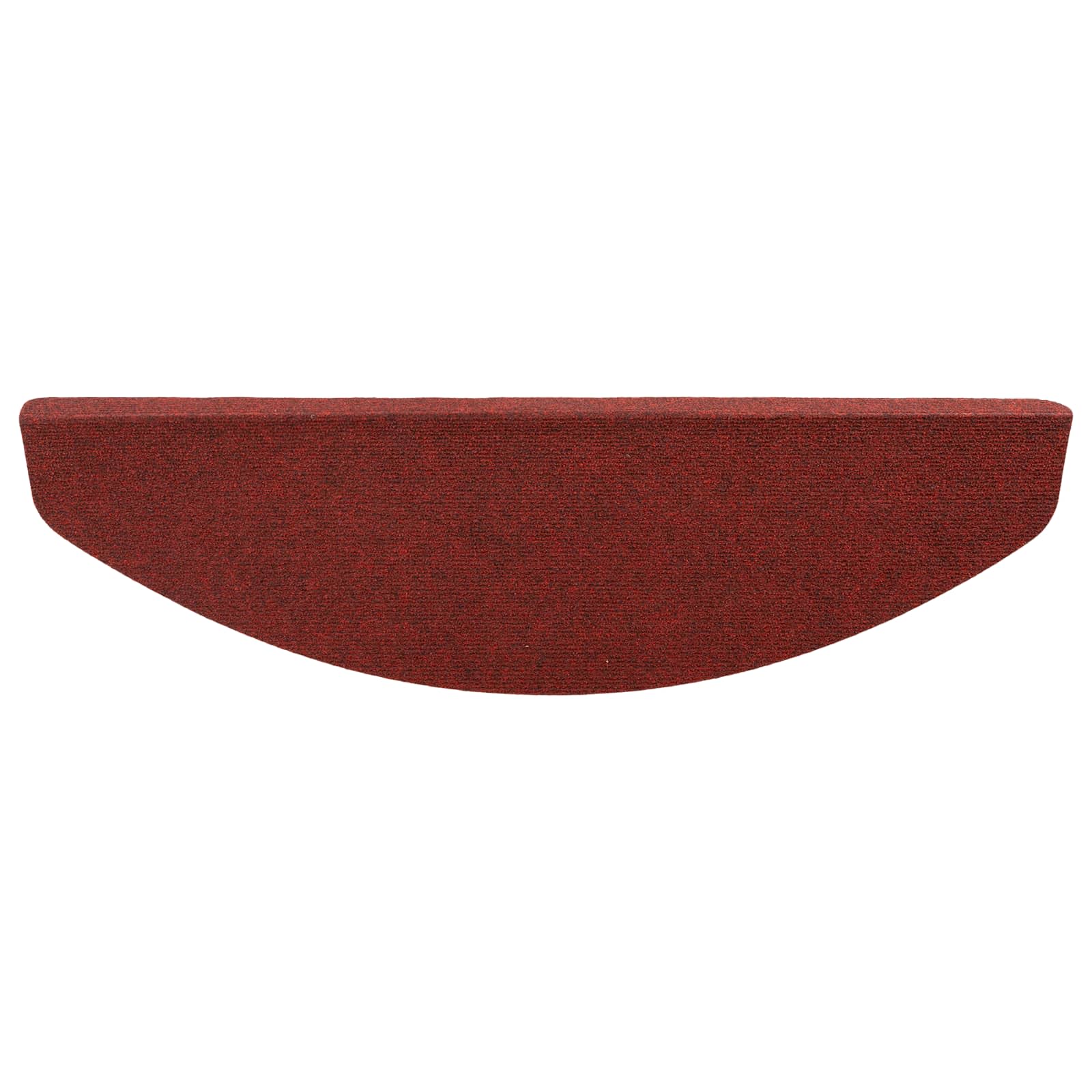 Zelfklevende Trapmatten Halfrond 15 pcs Rood 80 x 28 x 3,5 cm