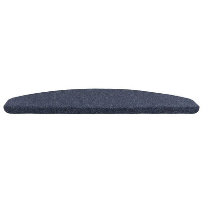 Zelfklevende Trapmatten Halfrond 15 pcs Blauw 80 x 28 x 3,5 cm