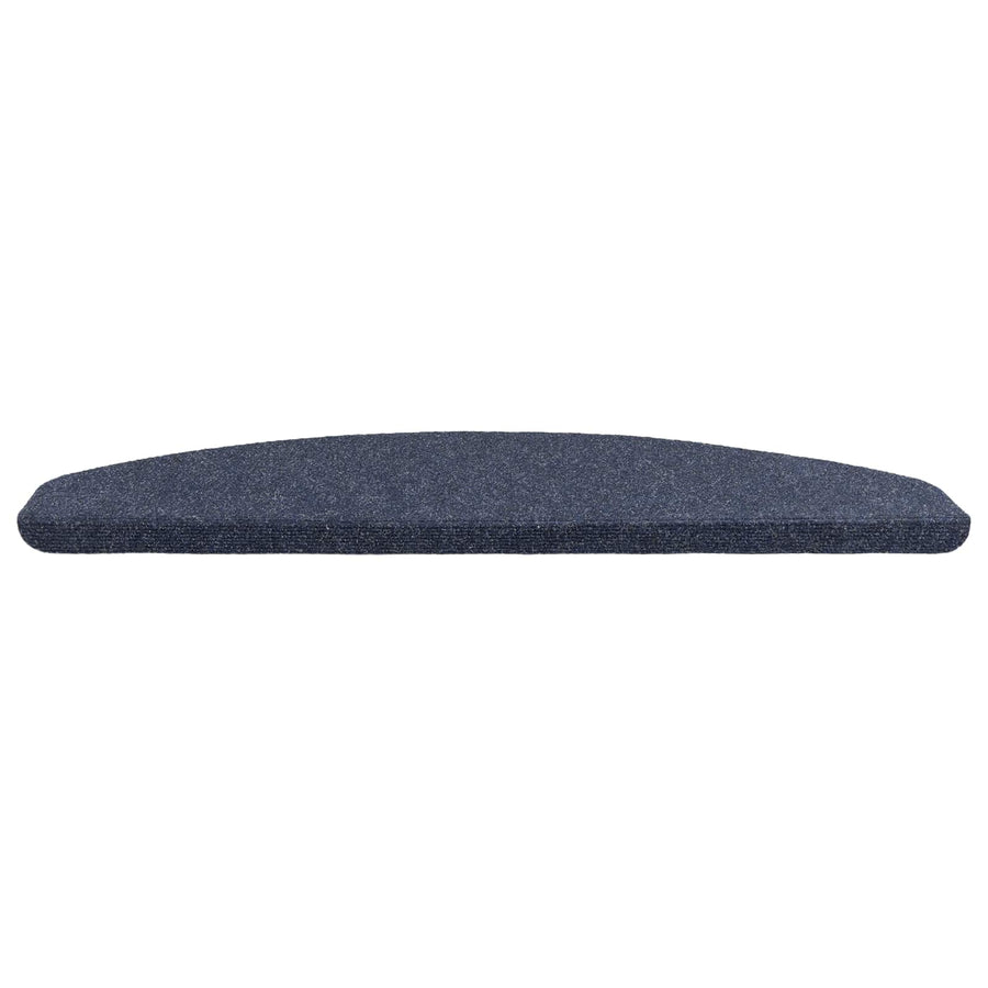 Zelfklevende Trapmatten Halfrond 15 pcs Blauw 80 x 28 x 3,5 cm