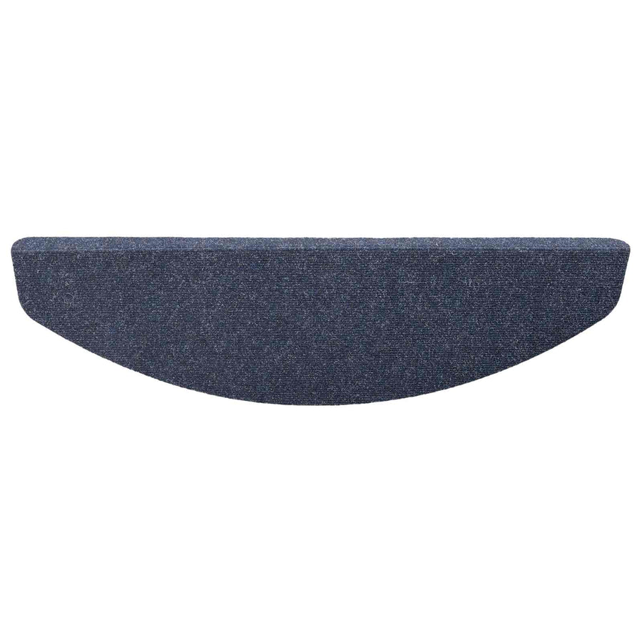 Zelfklevende Trapmatten Halfrond 15 pcs Blauw 80 x 28 x 3,5 cm