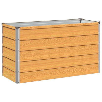 Verhoogd Tuinbed Naturel 100 x 40 x 55 cm koudgewalst staal