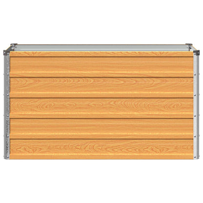 Verhoogd Tuinbed Naturel 100 x 40 x 55 cm koudgewalst staal
