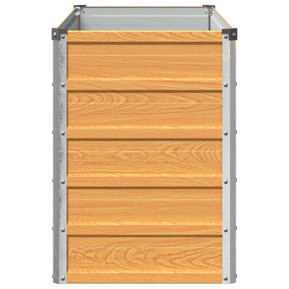 Verhoogd Tuinbed Naturel 100 x 40 x 55 cm koudgewalst staal
