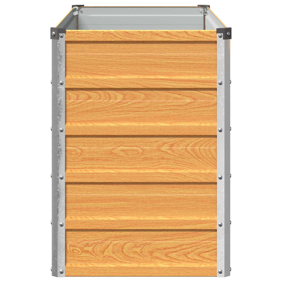 Verhoogd Tuinbed Naturel 100 x 40 x 55 cm koudgewalst staal