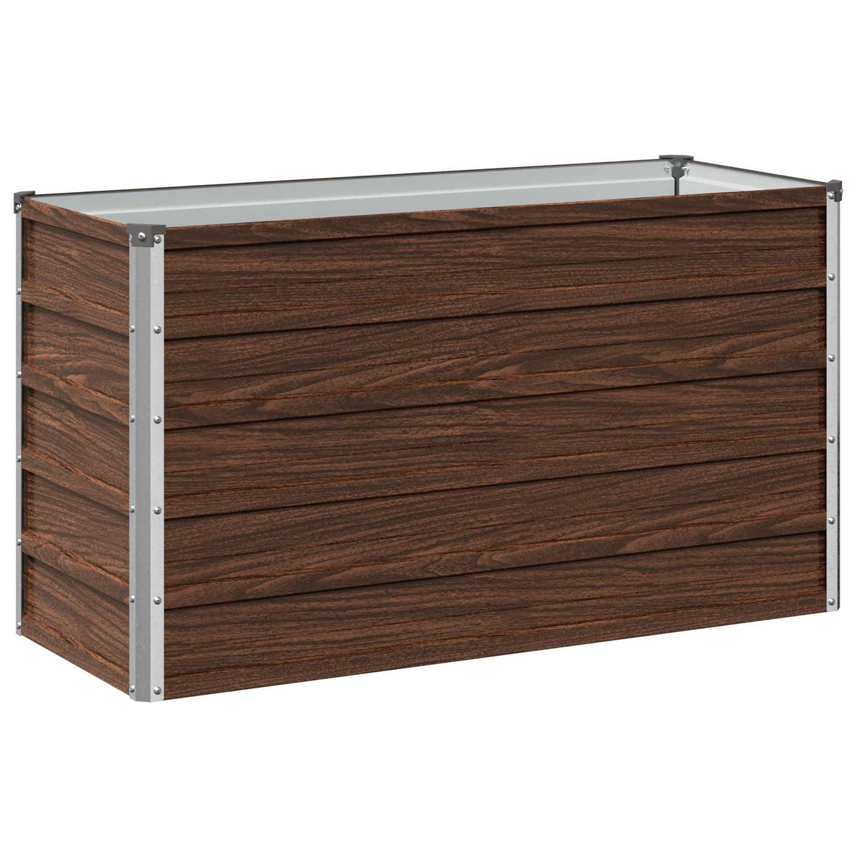 Verhoogd Tuinbed Zwart 100 x 40 x 55 cm koudgewalst staal