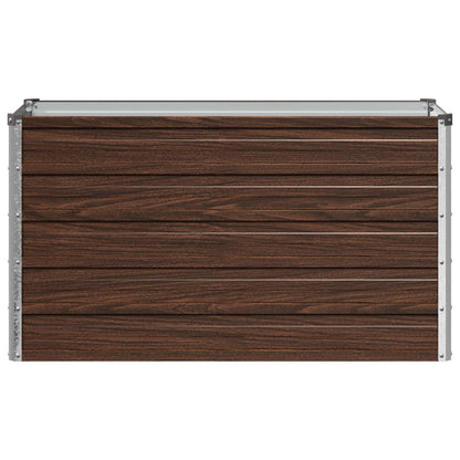 Verhoogd Tuinbed Zwart 100 x 40 x 55 cm koudgewalst staal