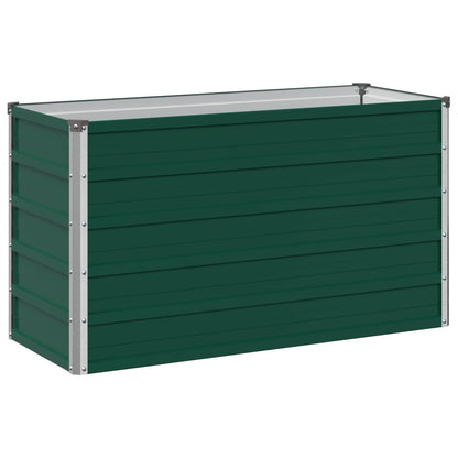 Verhoogd Tuinbed Groen 100 x 40 x 55 cm koudgewalst stalen
