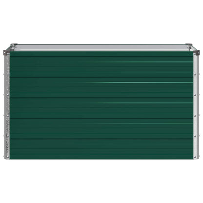Verhoogd Tuinbed Groen 100 x 40 x 55 cm koudgewalst stalen