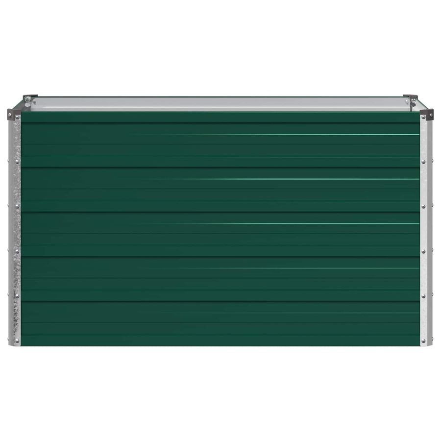 Verhoogd Tuinbed Groen 100 x 40 x 55 cm koudgewalst stalen