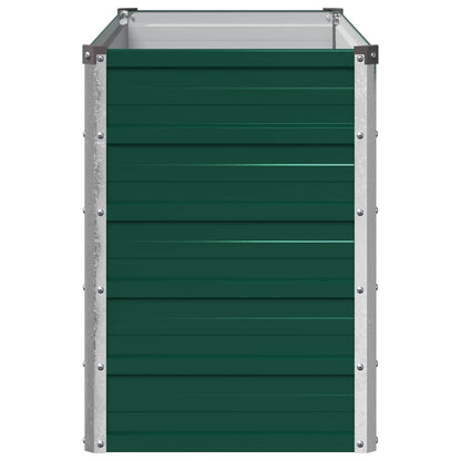 Verhoogd Tuinbed Groen 100 x 40 x 55 cm koudgewalst stalen
