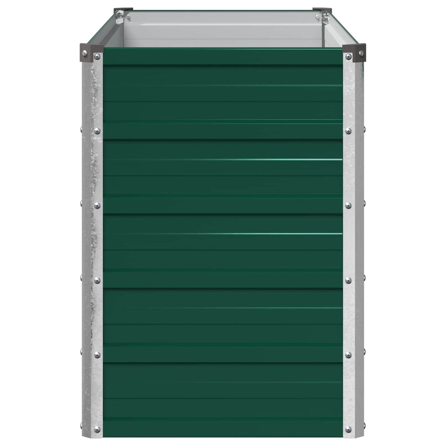 Verhoogd Tuinbed Groen 100 x 40 x 55 cm koudgewalst stalen