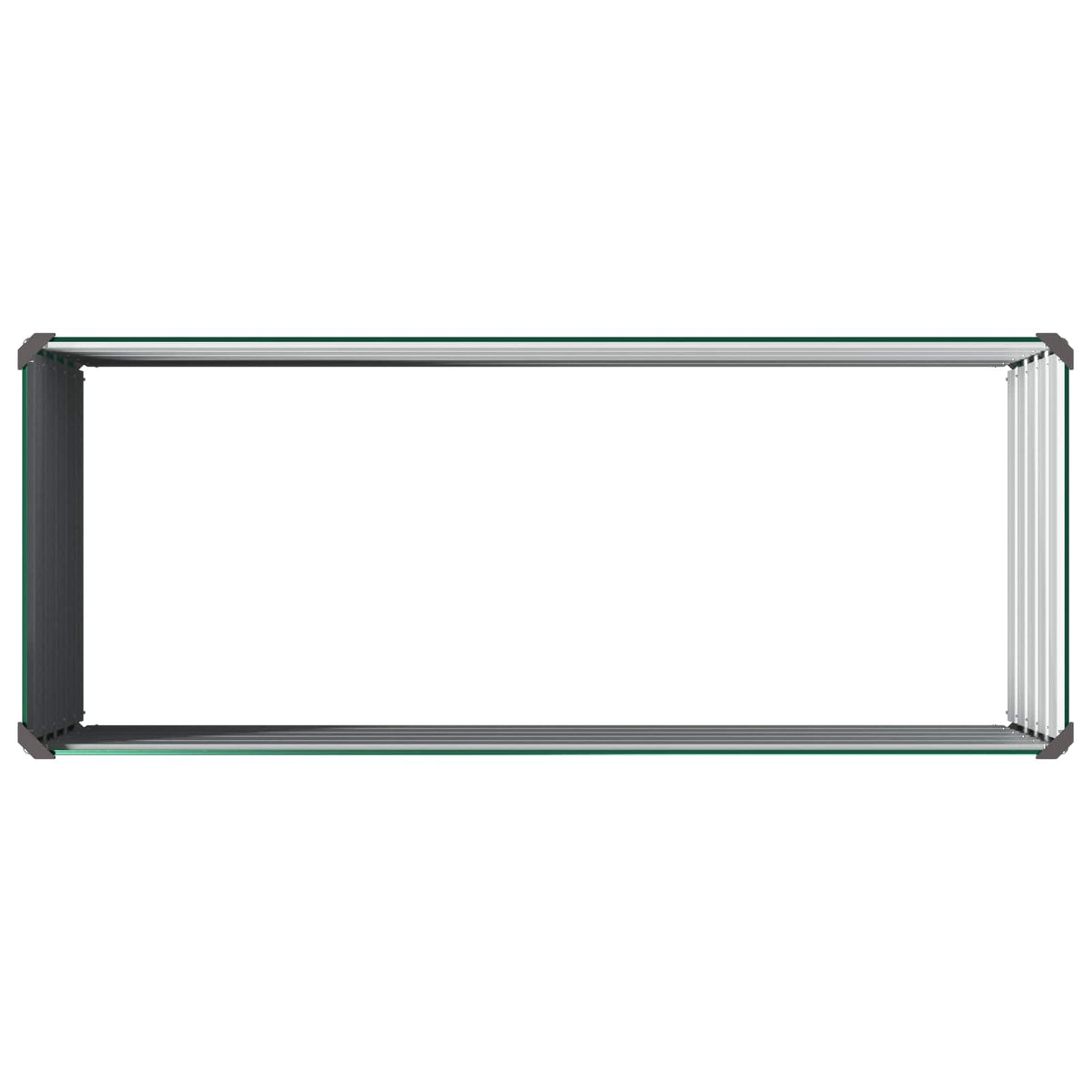 Verhoogd Tuinbed Groen 100 x 40 x 55 cm koudgewalst stalen