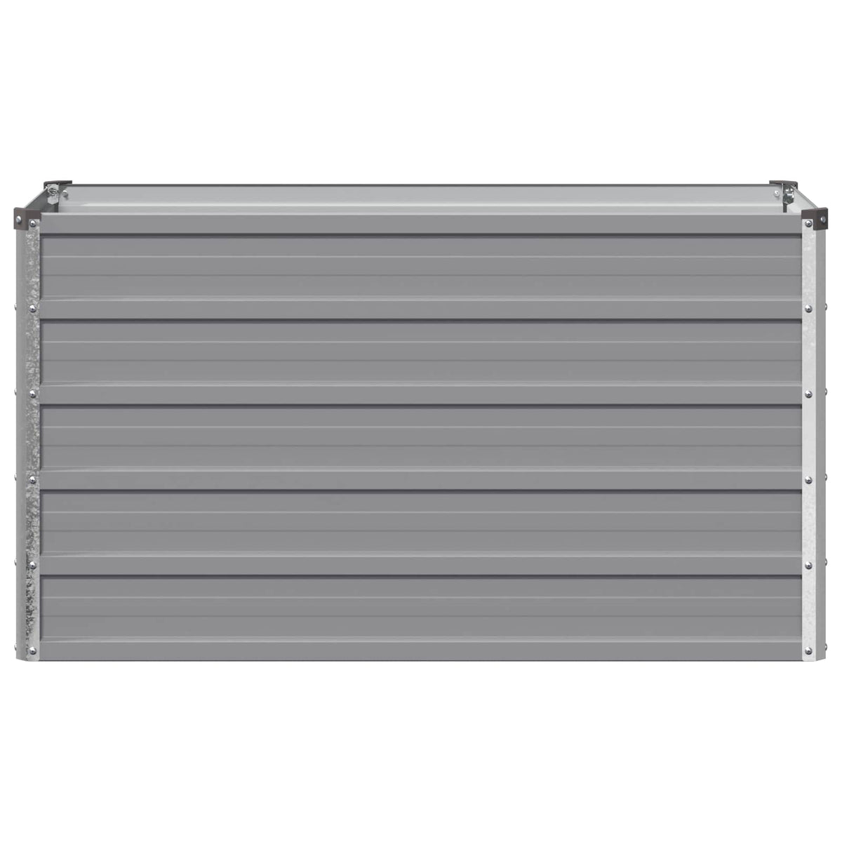 Verhoogd Tuinbed Grijs 100 x 40 x 55 cm koudgewalst staal