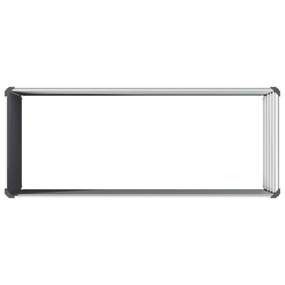 Verhoogd Tuinbed Grijs 100 x 40 x 55 cm koudgewalst staal
