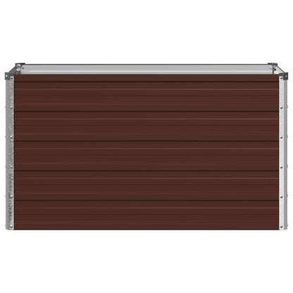 Verhoogd Tuinbed Bruin 100 x 40 x 55 cm koudgewalst staal