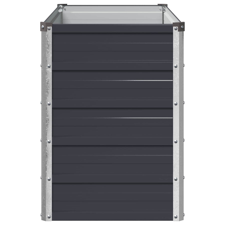 Verhoogd Tuinbed Antracietkleurig 100 x 40 x 55 cm