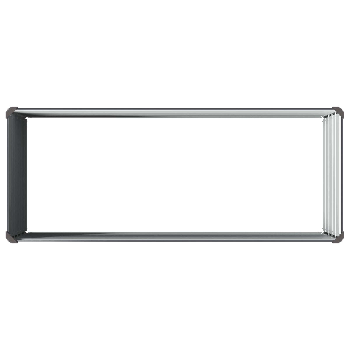 Verhoogd Tuinbed Antracietkleurig 100 x 40 x 55 cm