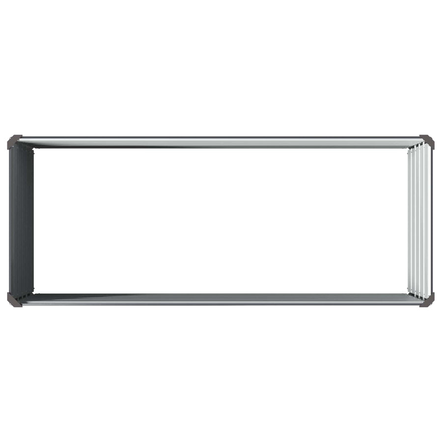 Verhoogd Tuinbed Antracietkleurig 100 x 40 x 55 cm