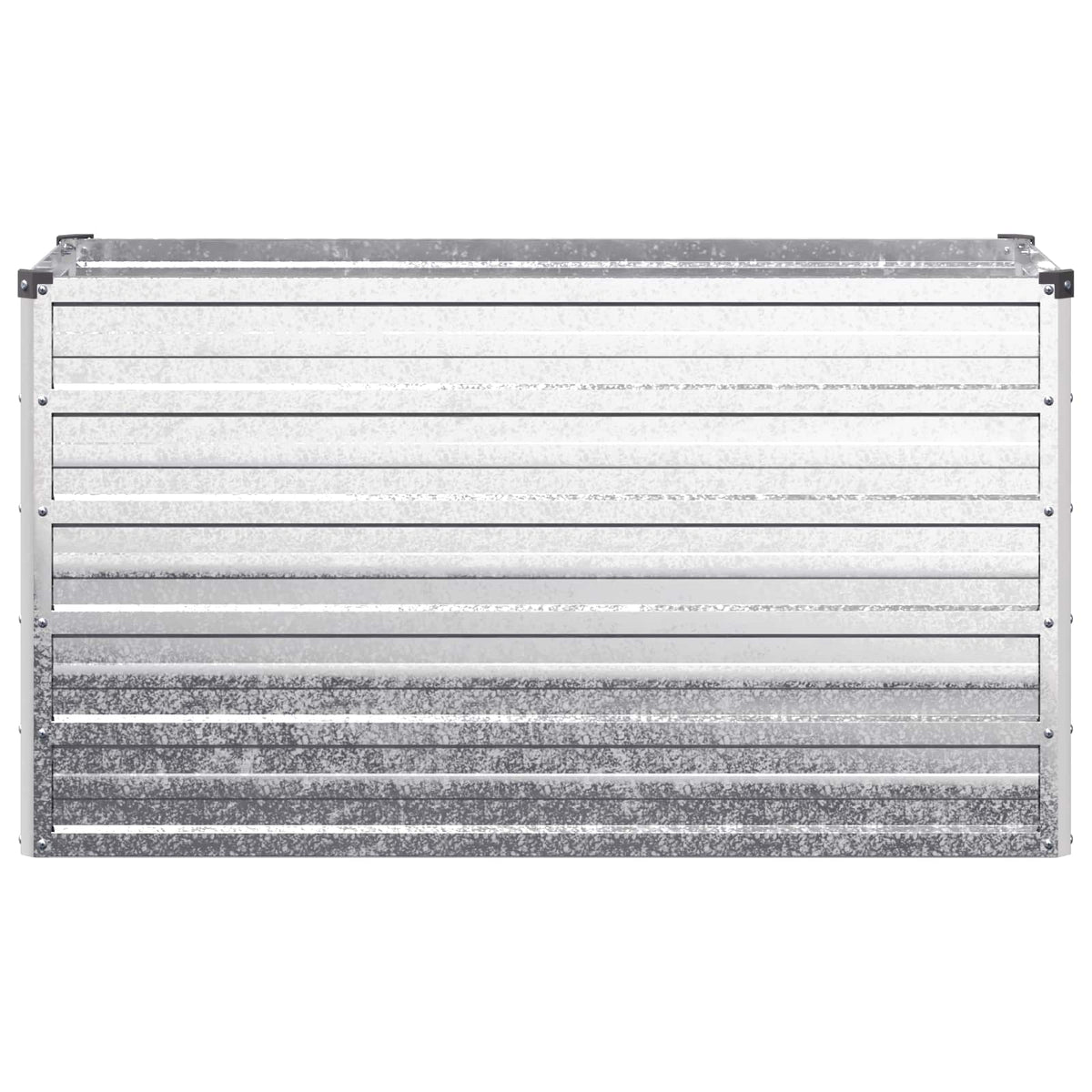 Verhoogd Tuinbed Zilverkleurig 100 x 40 x 55 cm gegalvaniseerd