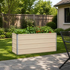 Verhoogd Tuinbed Ivoor 100 x 40 x 55 cm koudgewalst staal