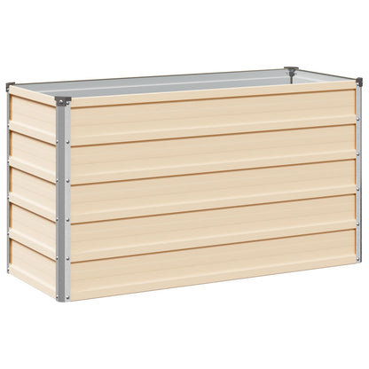 Verhoogd Tuinbed Ivoor 100 x 40 x 55 cm koudgewalst staal