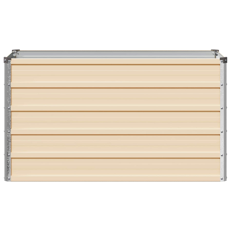 Verhoogd Tuinbed Ivoor 100 x 40 x 55 cm koudgewalst staal