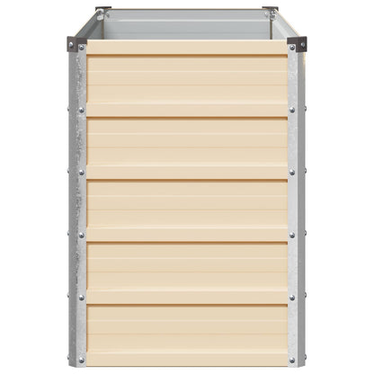 Verhoogd Tuinbed Ivoor 100 x 40 x 55 cm koudgewalst staal