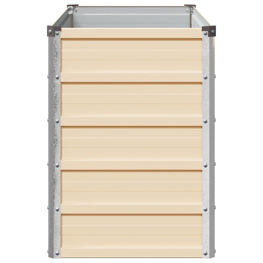 Verhoogd Tuinbed Ivoor 100 x 40 x 55 cm koudgewalst staal