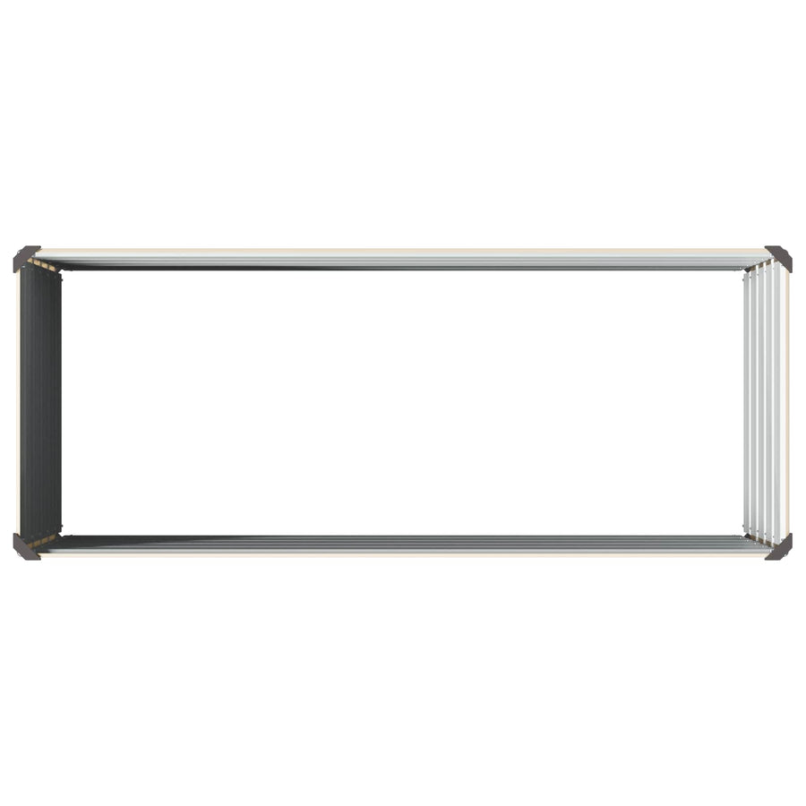 Verhoogd Tuinbed Ivoor 100 x 40 x 55 cm koudgewalst staal