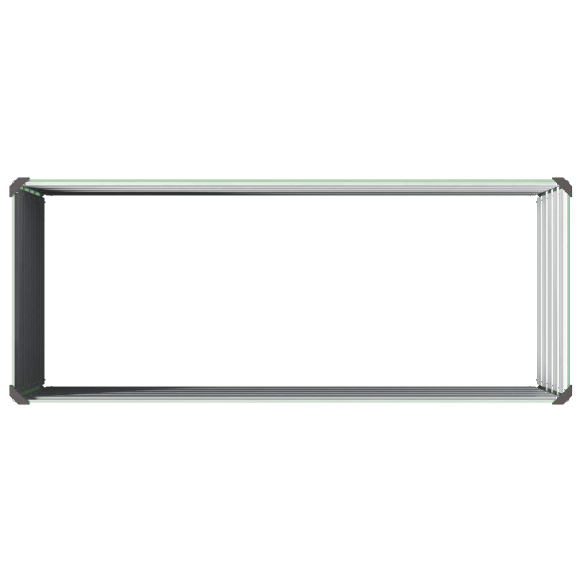 Verhoogd Tuinbed Pastelgroen 100 x 40 x 55 cm koudgewalst staal