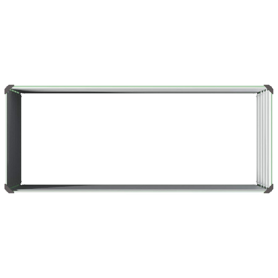 Verhoogd Tuinbed Pastelgroen 100 x 40 x 55 cm koudgewalst staal