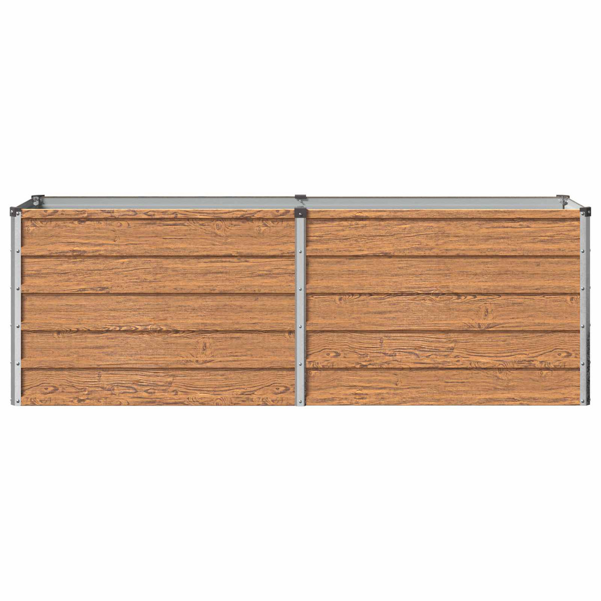 Verhoogd Tuinbed Houtbruin 160 x 40 x 55 cm koudgewalst staal