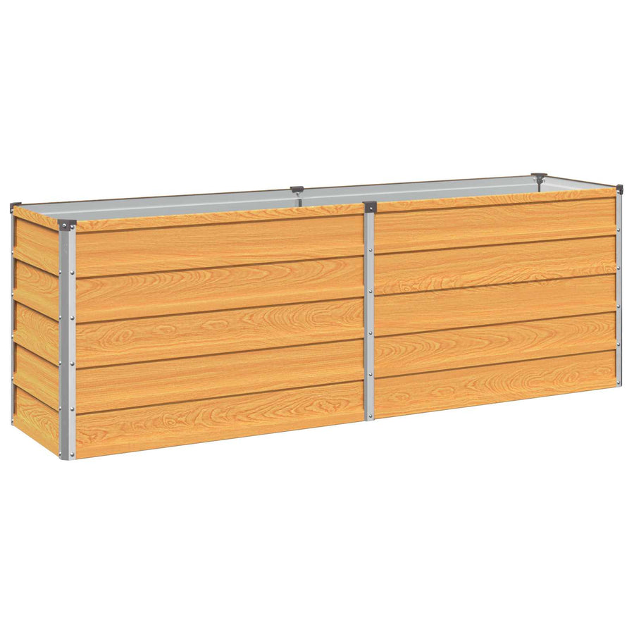 Verhoogd Tuinbed Naturel 160 x 40 x 55 cm koudgewalst staal