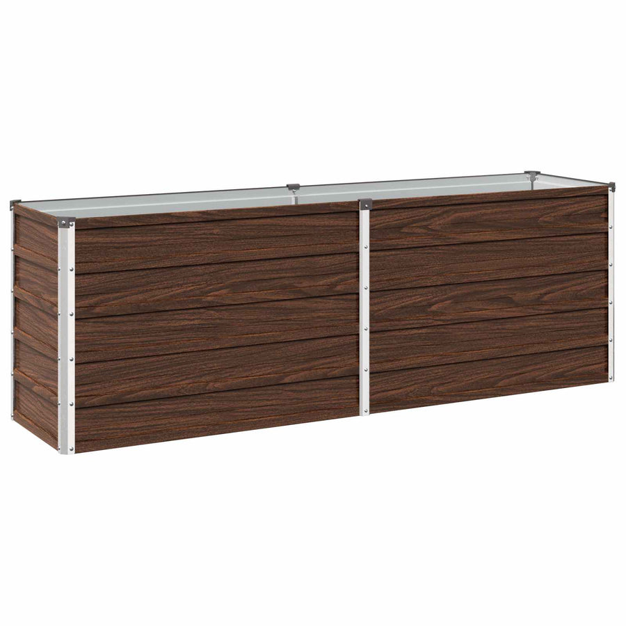Verhoogd Tuinbed Zwart 160 x 40 x 55 cm koudgewalst staal