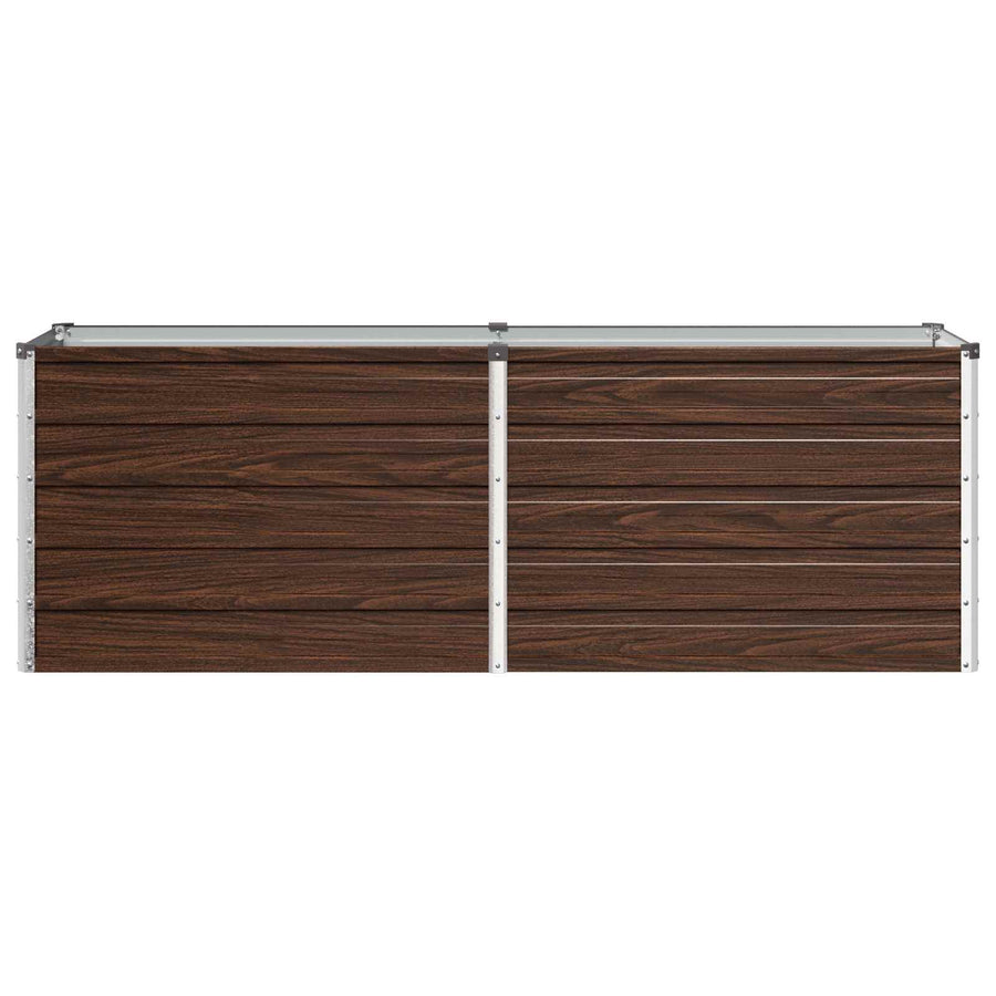 Verhoogd Tuinbed Zwart 160 x 40 x 55 cm koudgewalst staal