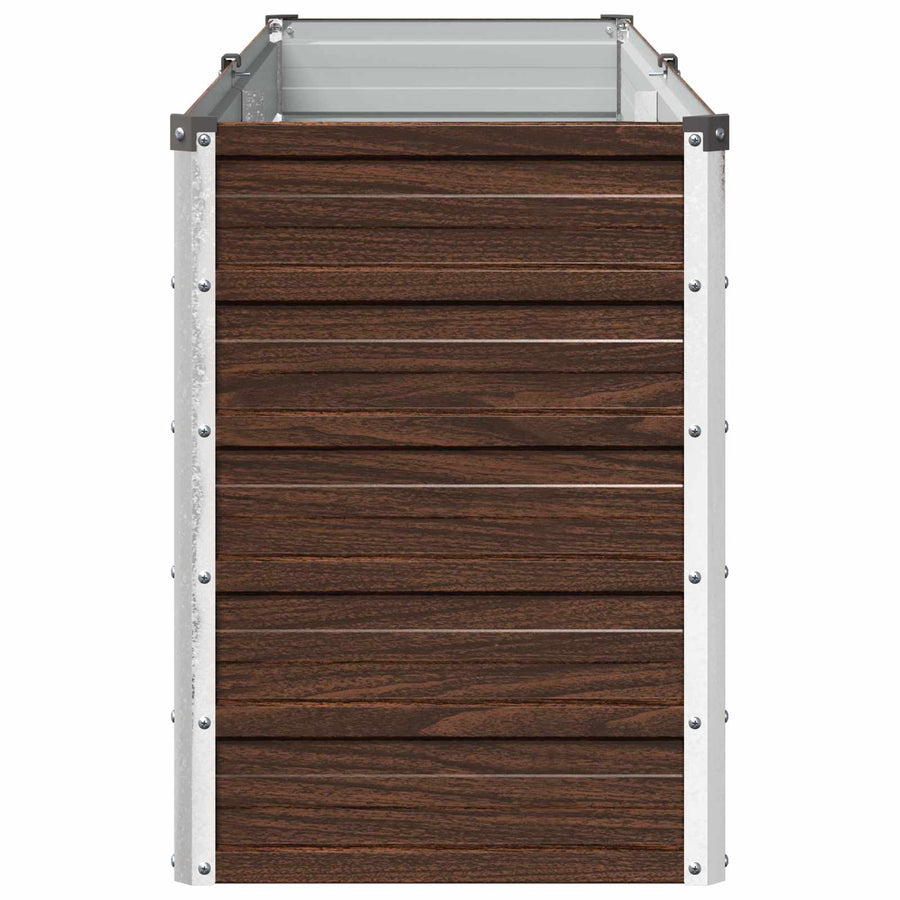 Verhoogd Tuinbed Zwart 160 x 40 x 55 cm koudgewalst staal